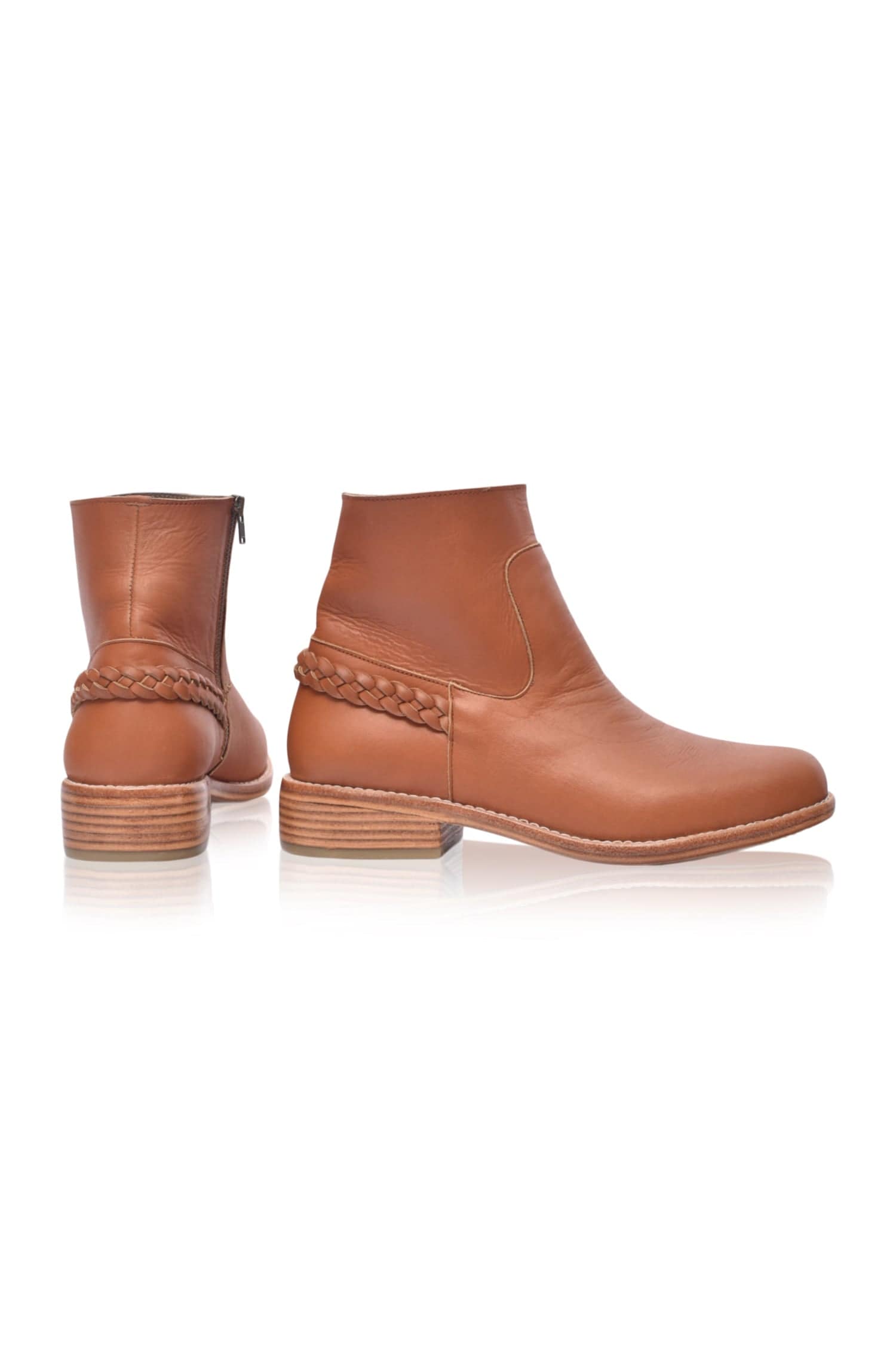 Alexa Ankle Leather Boots - Image 5
