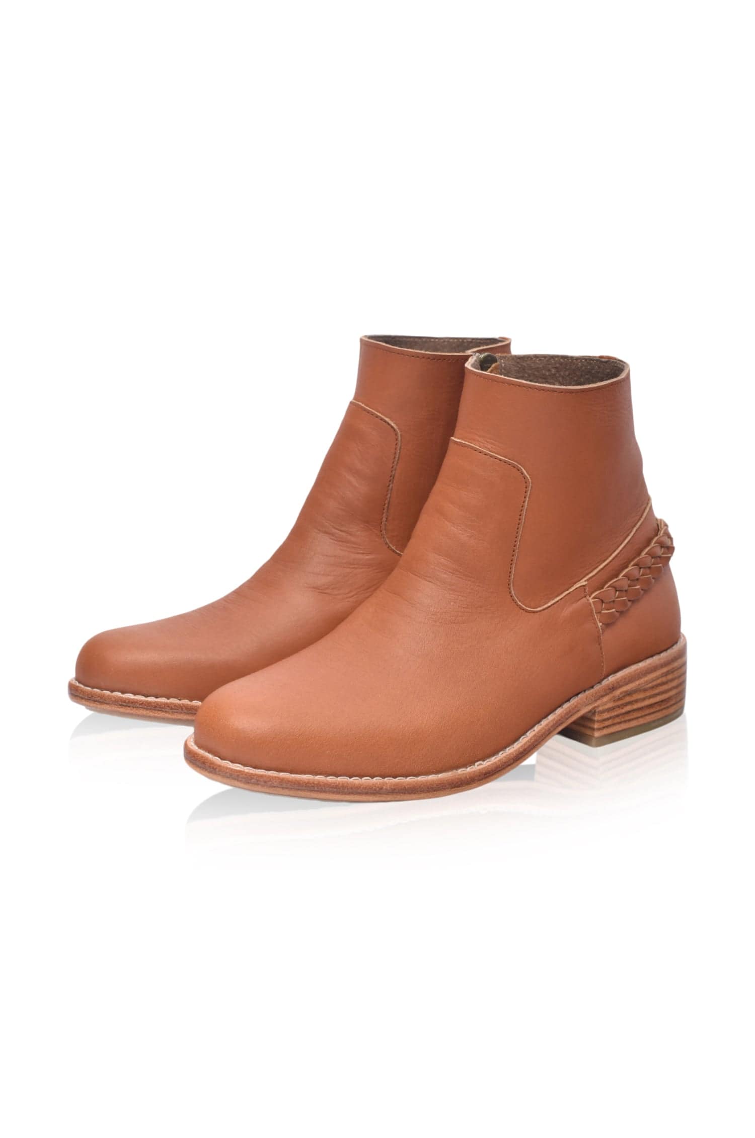 Alexa Ankle Leather Boots - Image 15