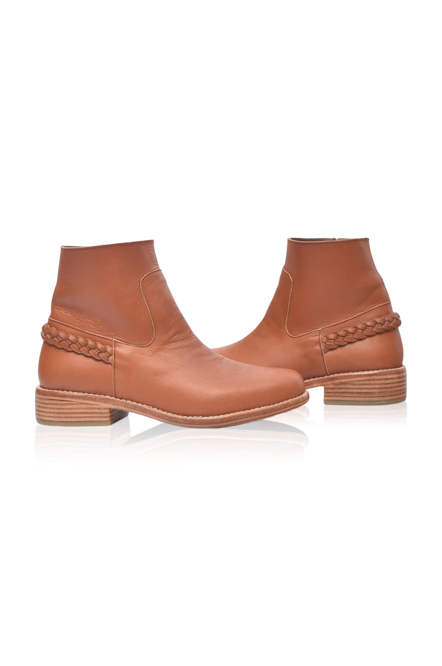 Alexa Ankle Leather Boots - Image 4