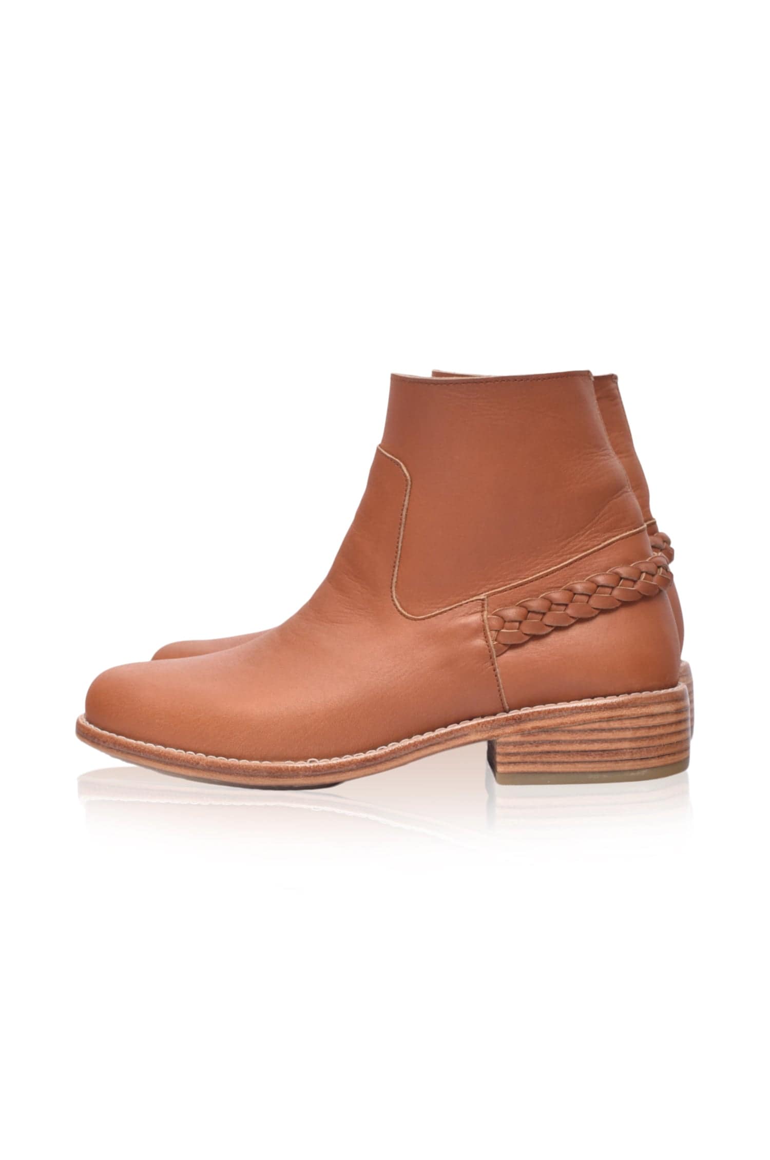 Alexa Ankle Leather Boots - Image 3