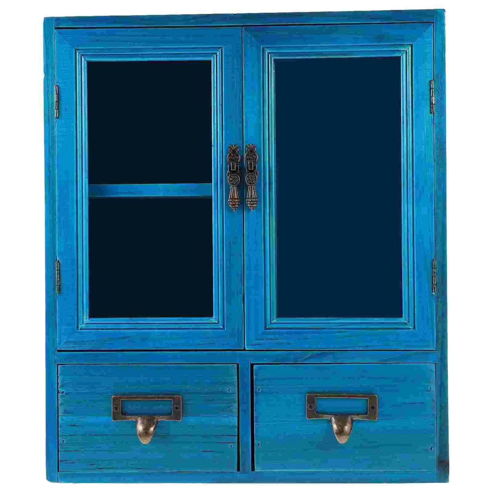 Vintage Wooden Decorative Wall Cabinet