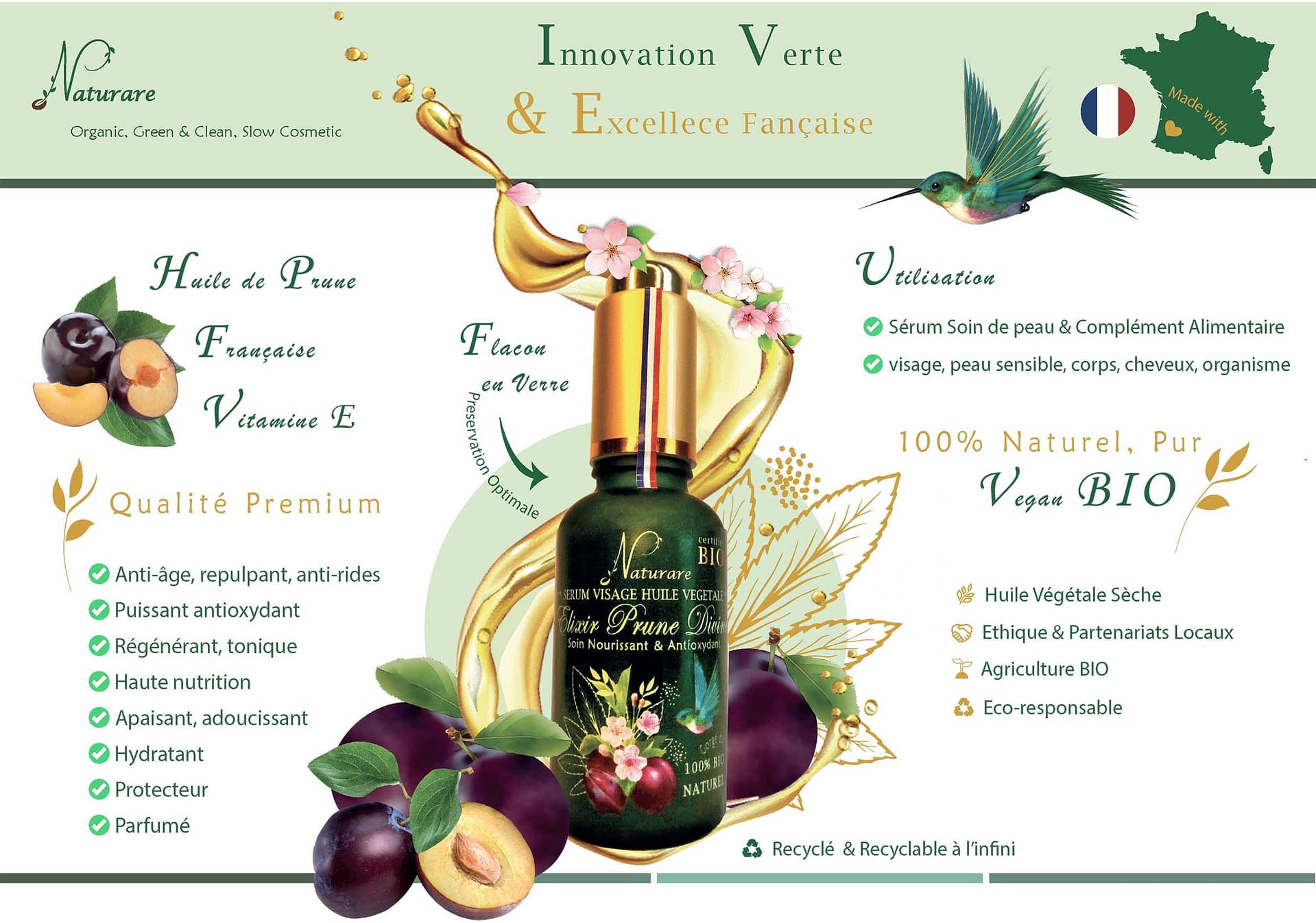 ELIXIR PRUNE DIVINE BIO - Sérum Huile Végétale, Complément Alimentaire - Image 10
