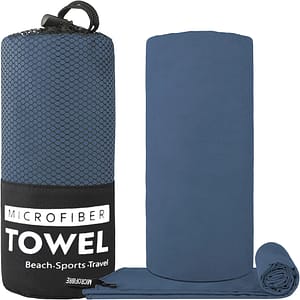 1-pc Quick-Dry Microfibre Sports Towel (Navy Blue)