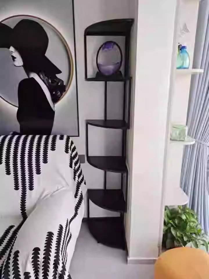 Corner Floor Bookshelf Display Rack - Image 3