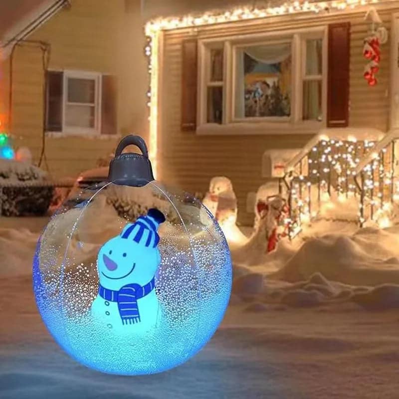 Outdoor LED Christmas Inflatable Ball Decoration - Image 2